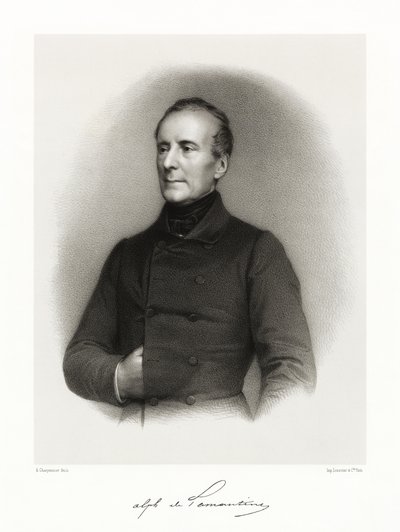 Alphonse de Lamartine by Auguste Charpentier